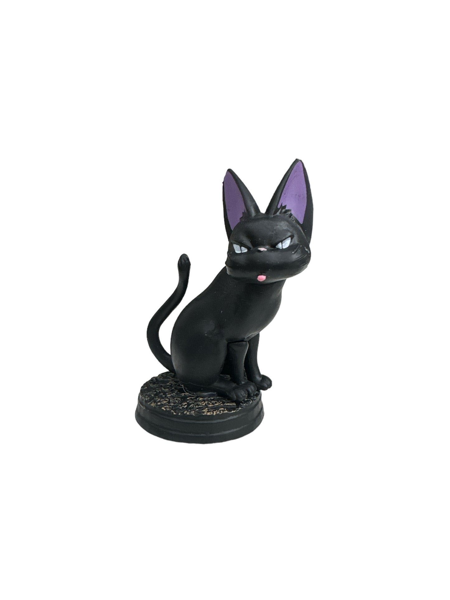 Black cat miniature doll