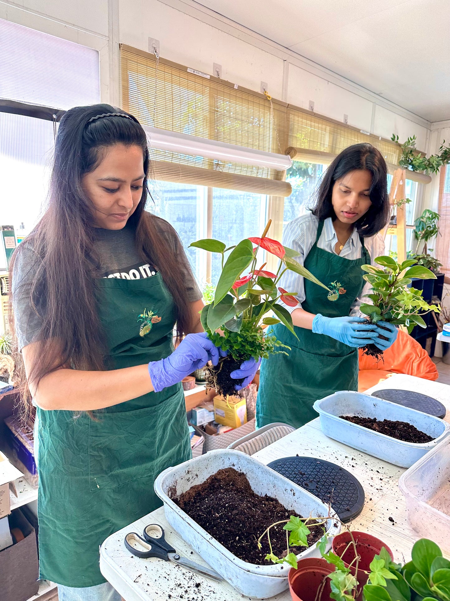 Private Kokedama Workshop at our Studio in San Diego