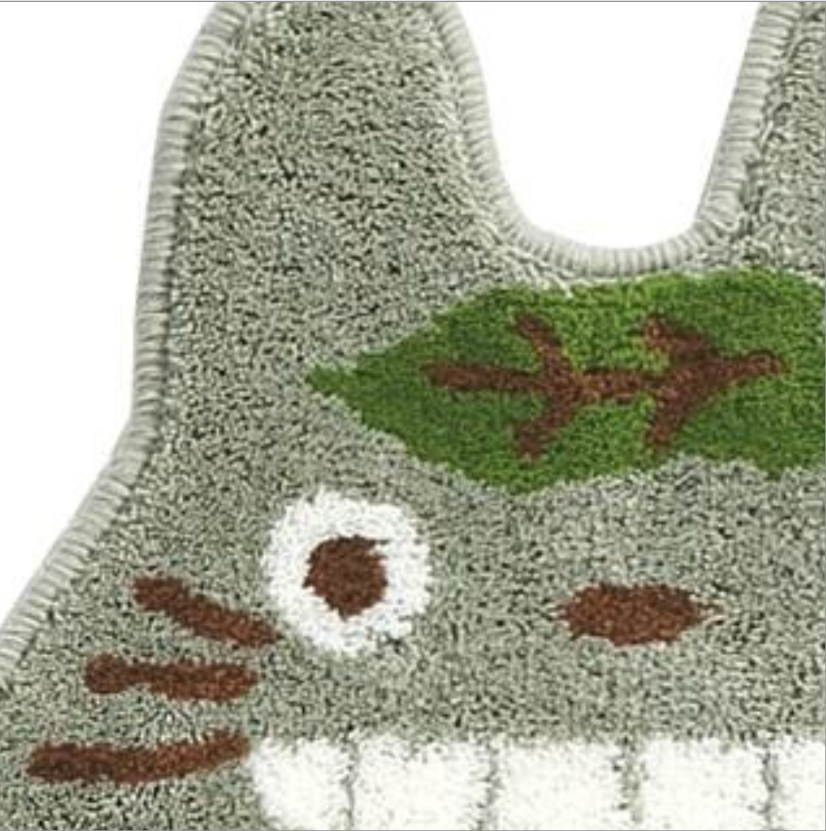 My Neighbor Totoro Slow Accent Mat (Gray), Approximately 65×48 cm (25.59×18.90 inches)