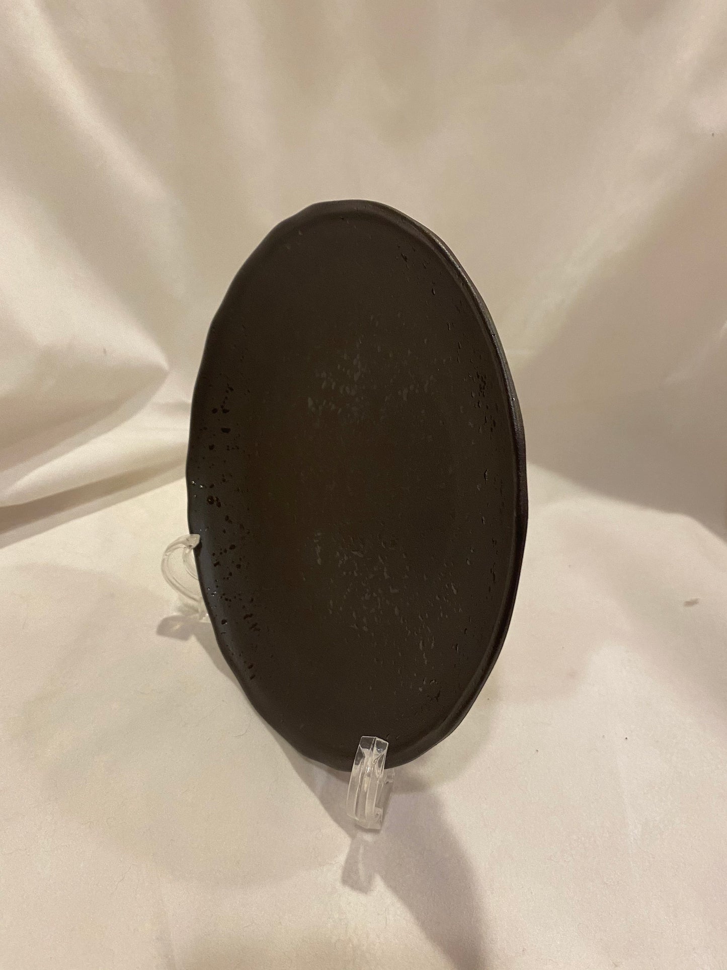 Round medium saucer 7" diameter, Synthetic lacquer ware/Wafu Japanese style design with Urethane paint