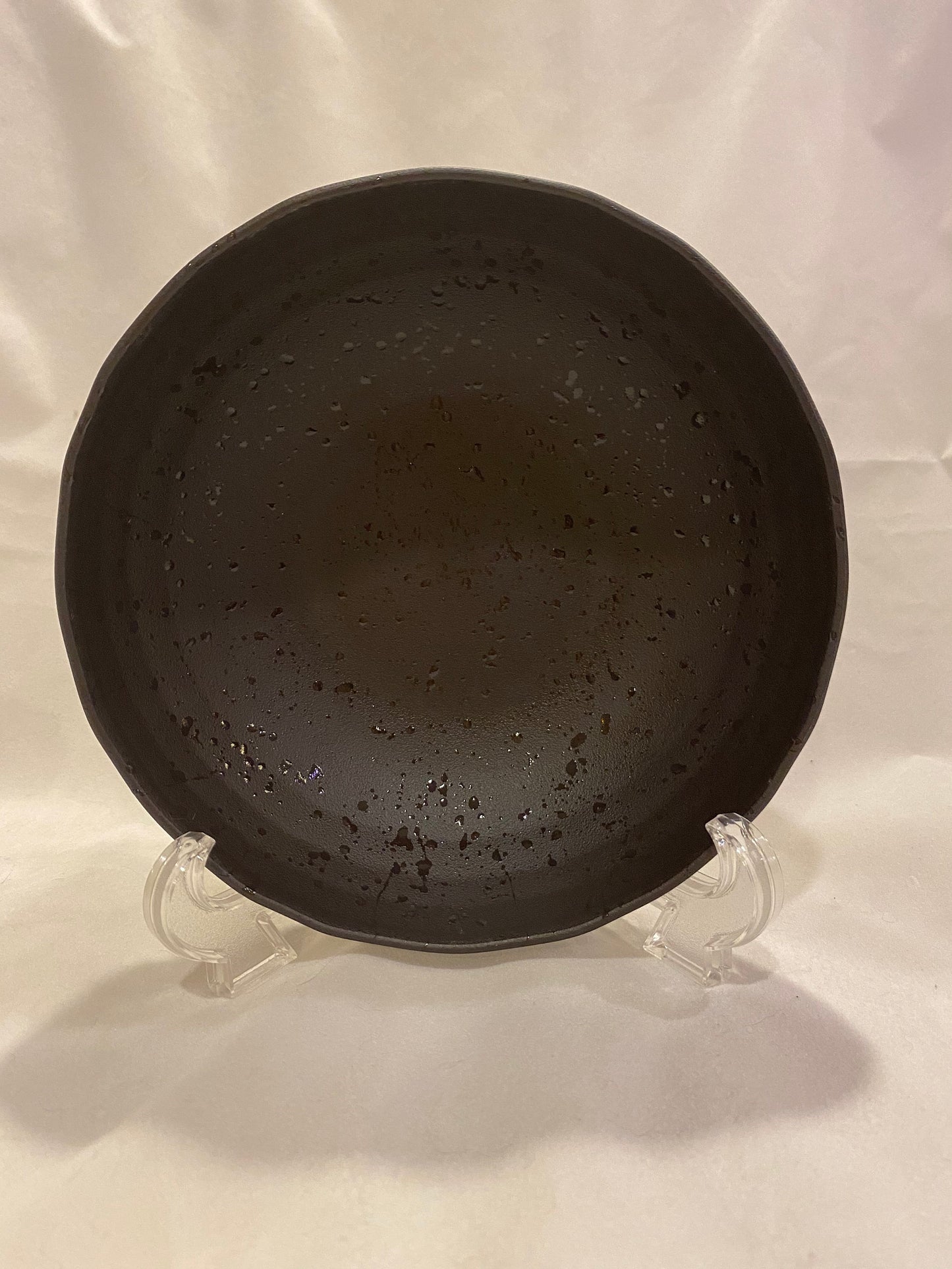 Round medium saucer 7" diameter, Synthetic lacquer ware/Wafu Japanese style design with Urethane paint