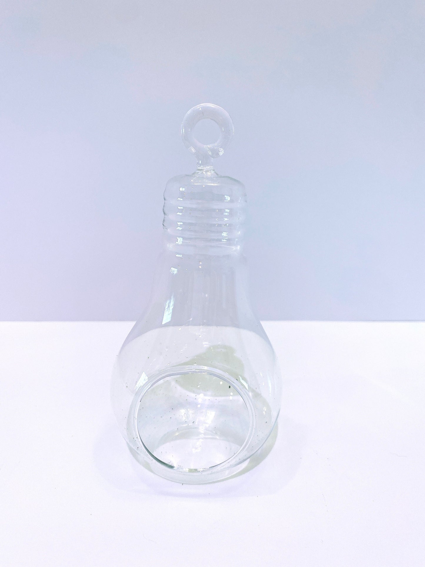 Athenas Garden HCH0606 6 x 3 in. Clear Bulb Hanging Glass Terrarium & Candle Holder