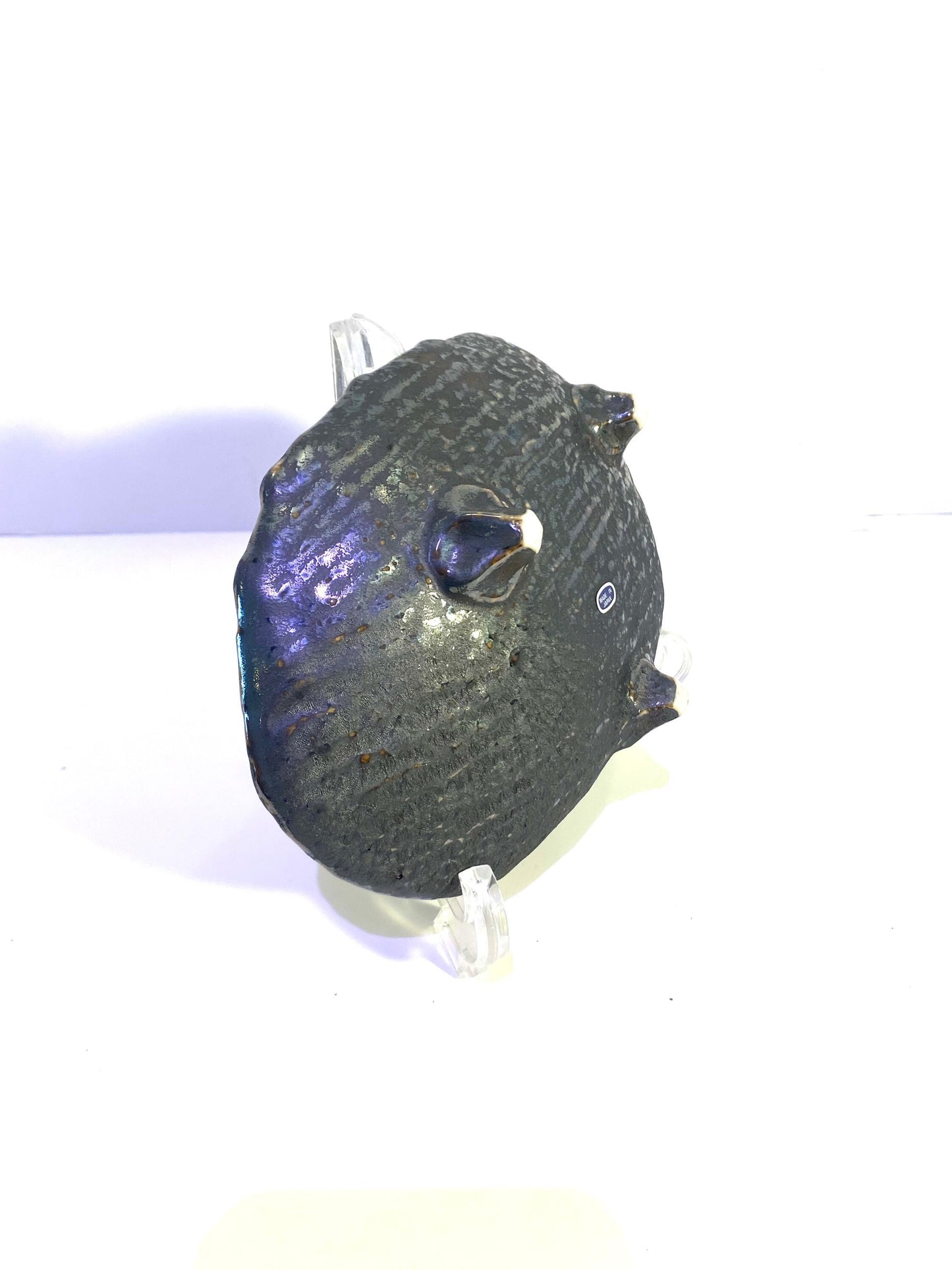 Oval black-copper color, Size 7 3/4" x 5 1/4" x 2 1/2"