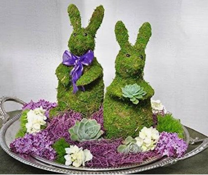 Deco Moss Bunny - Rabbit - Cute decoration for your garden and home!