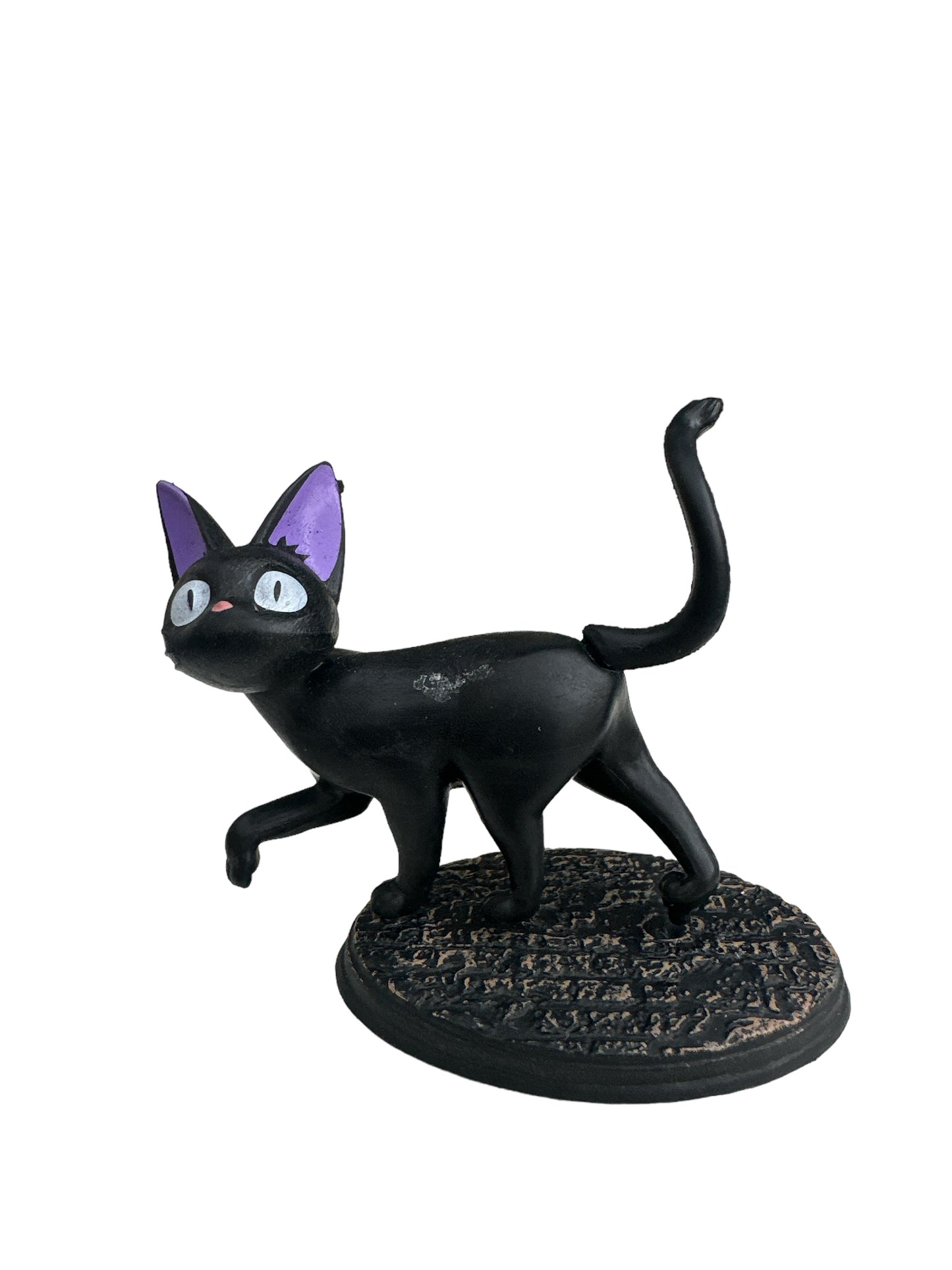 Black cat miniature doll