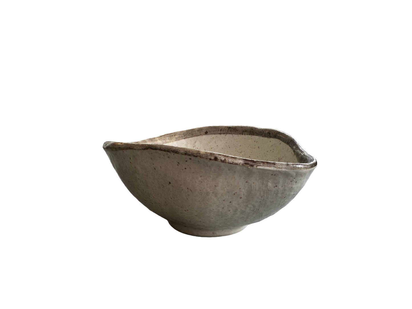 Rustic Stone Pebble Bowl, good for small kokedama.