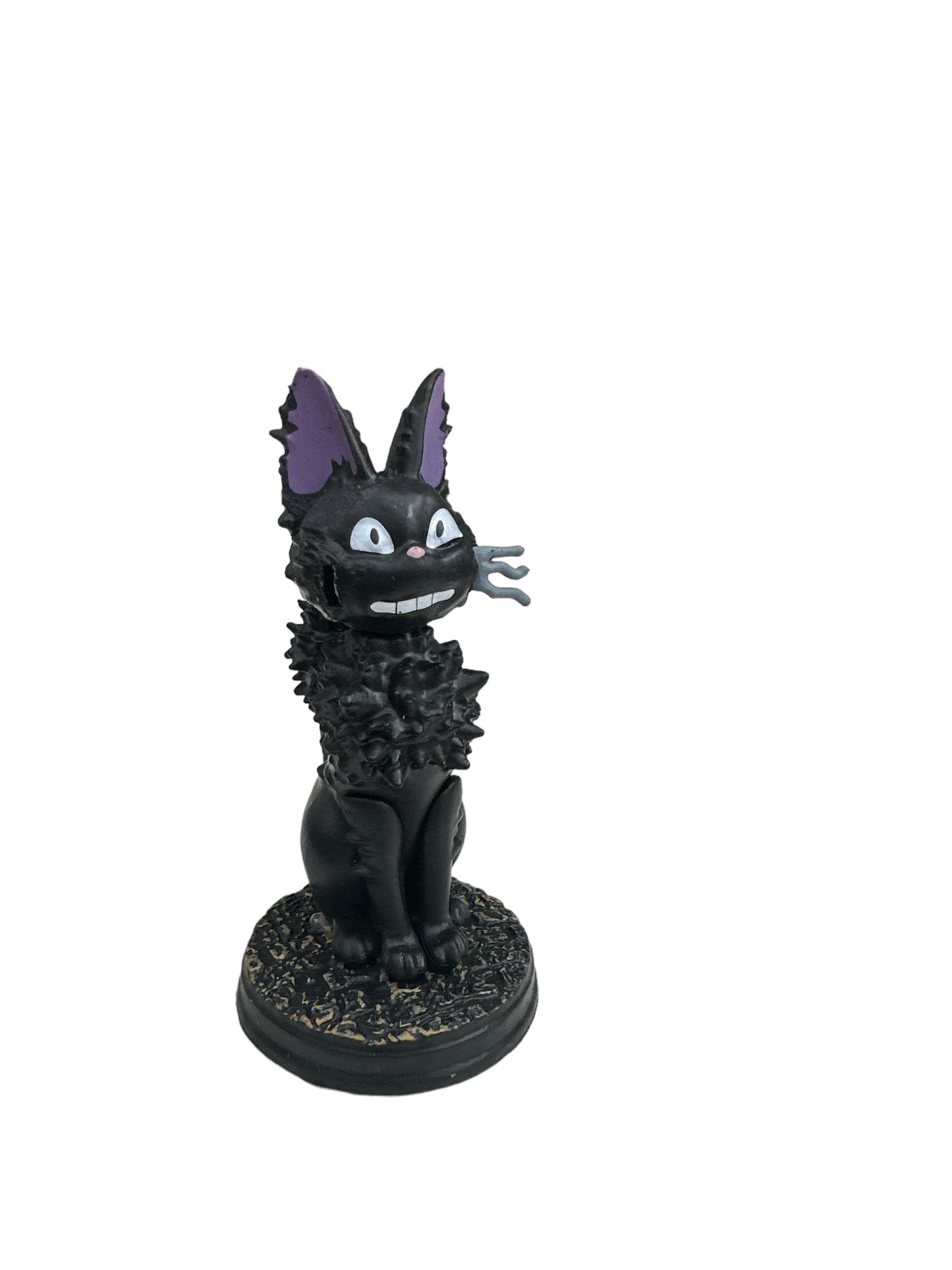 Black cat miniature doll