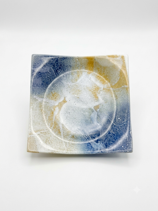 Ocean Nebula Ceramic Saucer