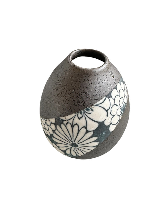 Floral Harmony Vase black/kiku