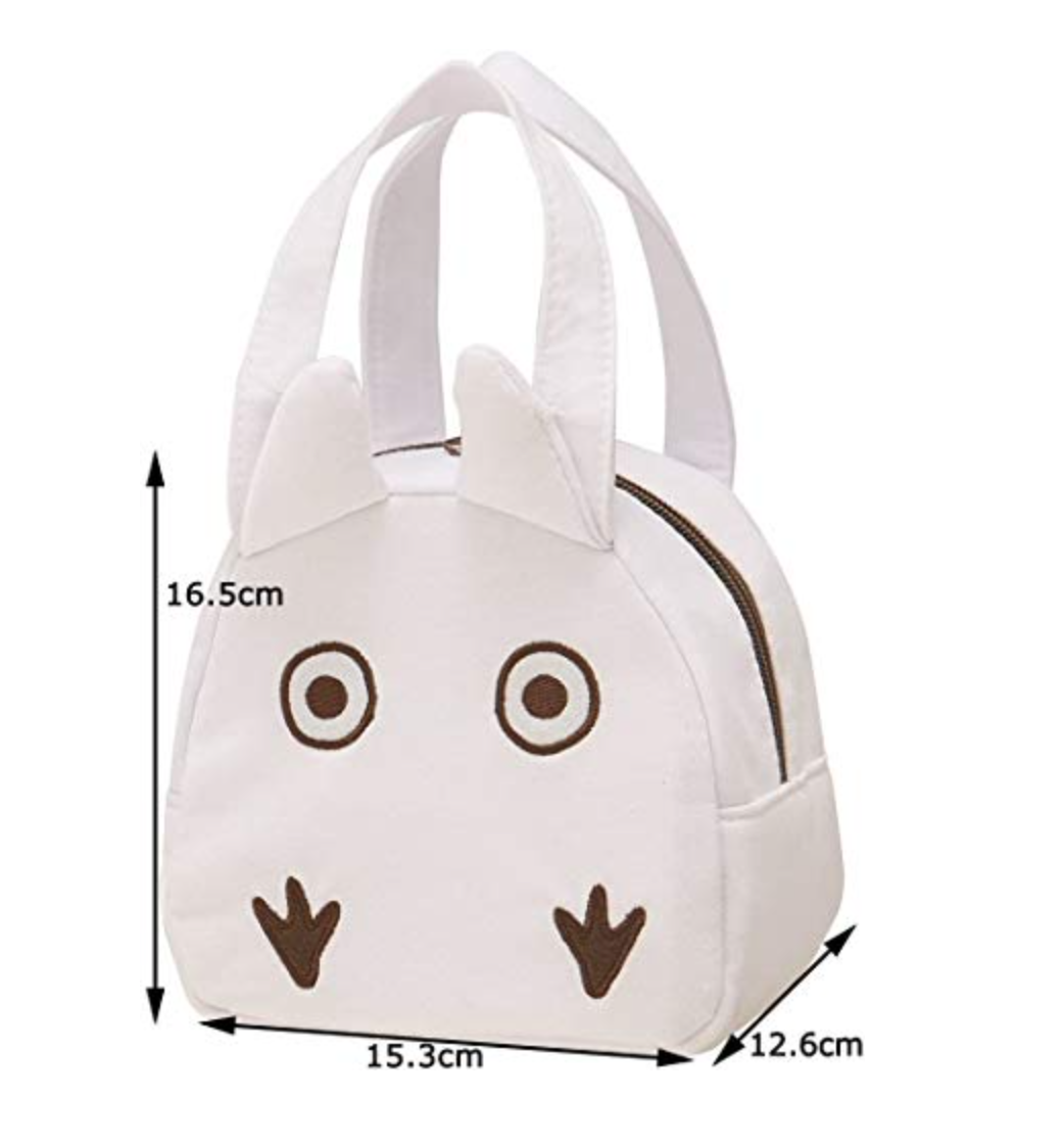 Totoro white mini backpack - Skater Die-Cut Bag