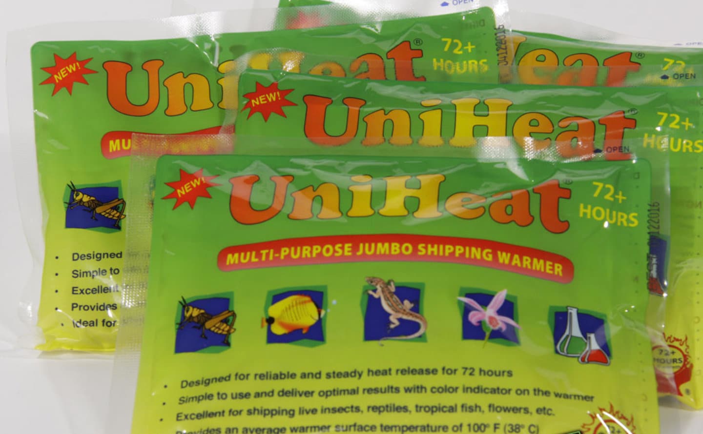 UniHeat 72 Hour Shipping Warmers - Disposable Heat Packs - Fresh & 72 HR