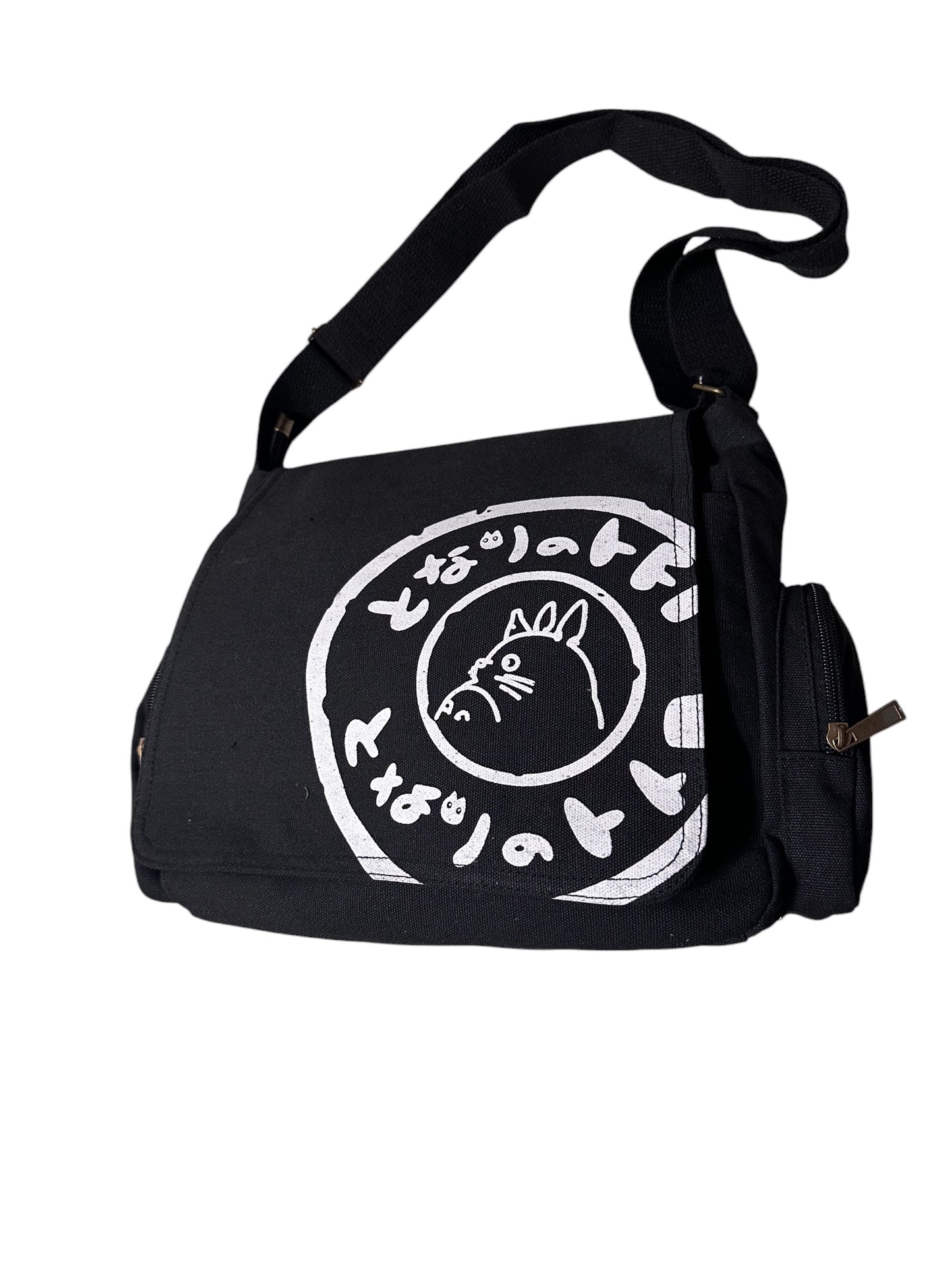 Studio Ghibli My Neighbor Totoro Black Crossbody Messenger Tote Bag Purse