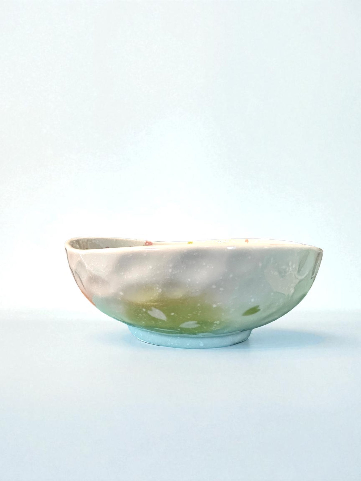 Cherry Blossom Ceramic Bowl Saucer – 6.5"