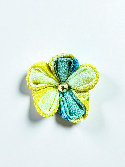 Spring Breeze – Tsumami Zaiku Flower Clip & Brooch