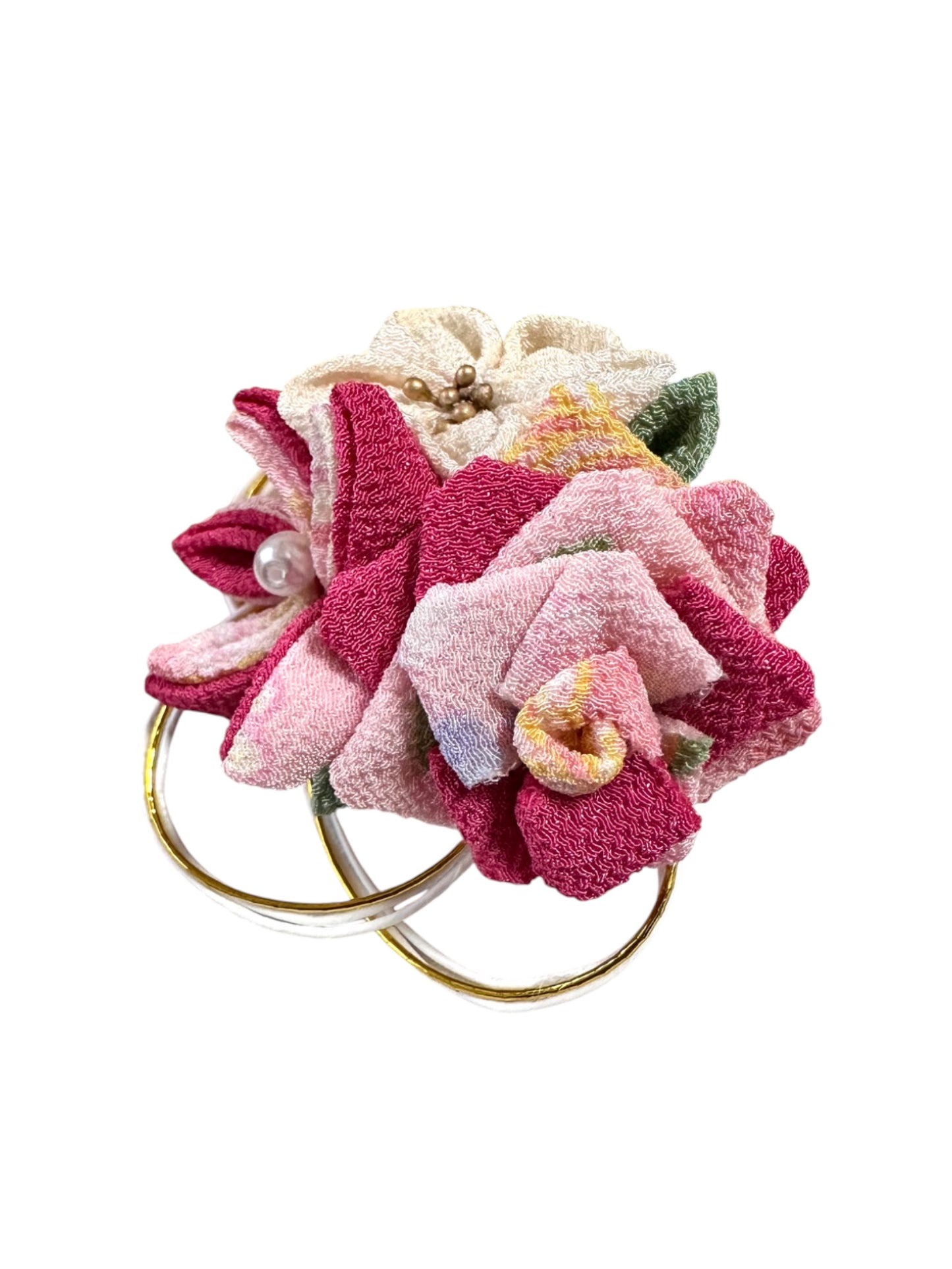 Tsumami Sakura Bloom – Dual Clip & Brooch